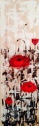 Lest We Forget  12 x 36 acrylic palette knife    sold