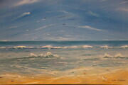 Afternoon at Ipperwash Beach 16x20 oil  sold