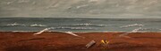 Memories of the beach. 12 x 36 wrapped acrylic $500