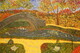 The Park  16 x 20 acrylic Pointillism
