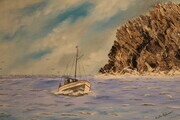 The Rock,  Newfoundland  18 x 24 oil $500