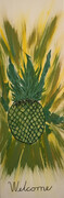 Welcome Pineapple 12 x 36 $250